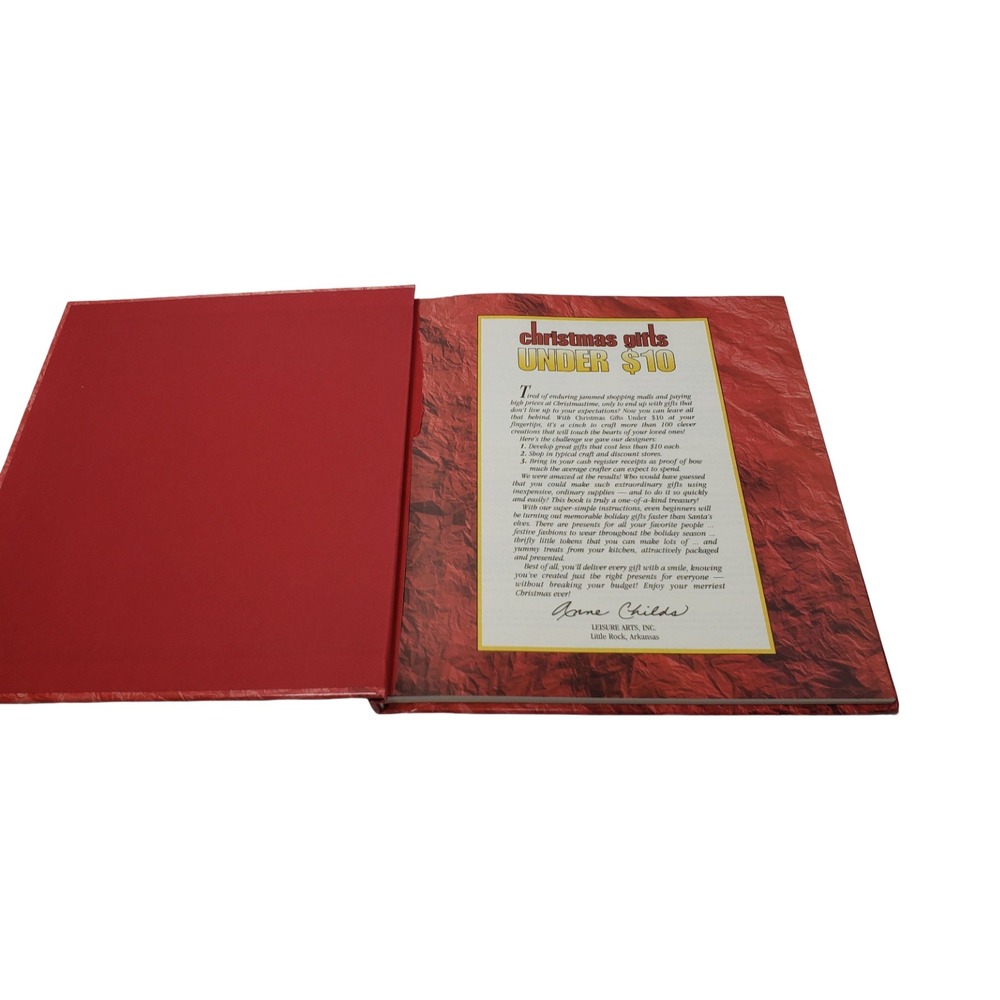 Christmas Gifts Under $10 Leisure Arts Clever Crafter Series Hardcover Book 1993 - Picture 2 of 13